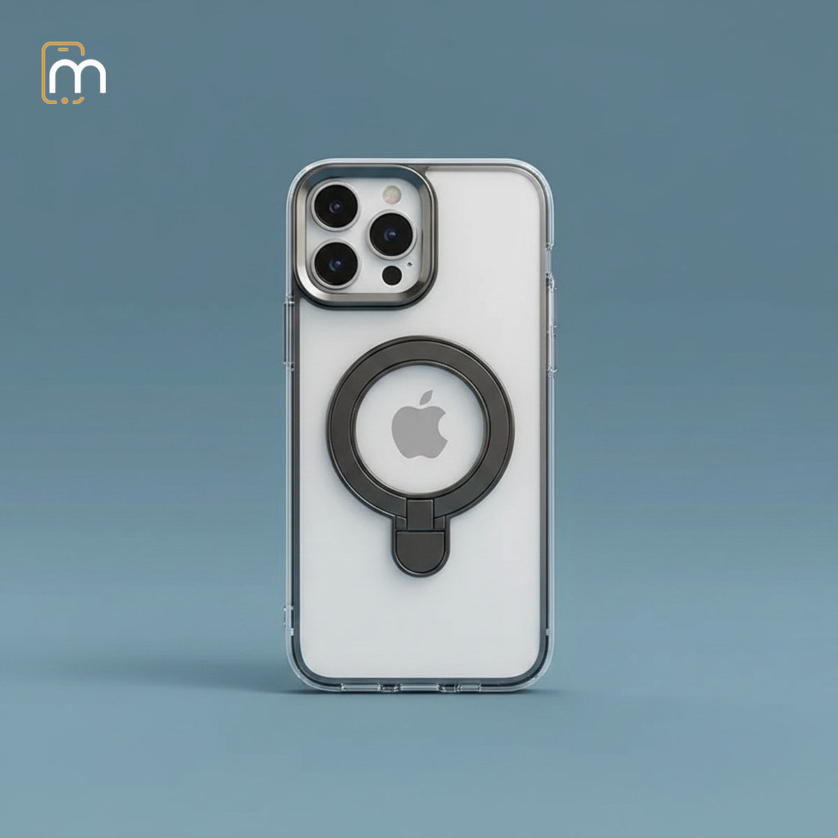 Halo Stand MagSafe Crystal Phone Case for Iphones