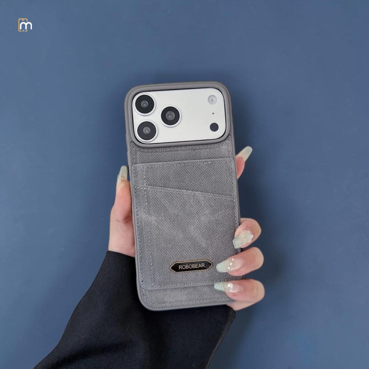 ROBO BEAR Metro Leather Wallet Phone Case for Iphones