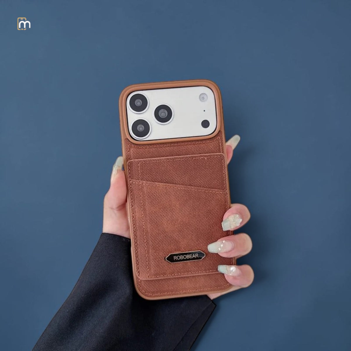ROBO BEAR Metro Leather Wallet Phone Case for Iphones