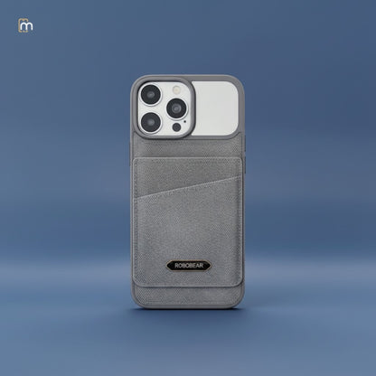 ROBO BEAR Metro Leather Wallet Phone Case for Iphones