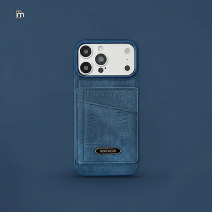 ROBO BEAR Metro Leather Wallet Phone Case for Iphones
